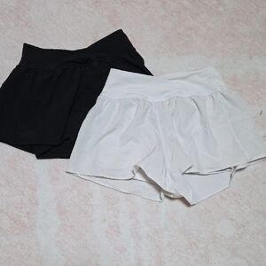 Yogalicious Kids Black and White Shorts